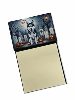 Siberian Husky Spooky Halloween Sticky Note Holder DAC2055SN