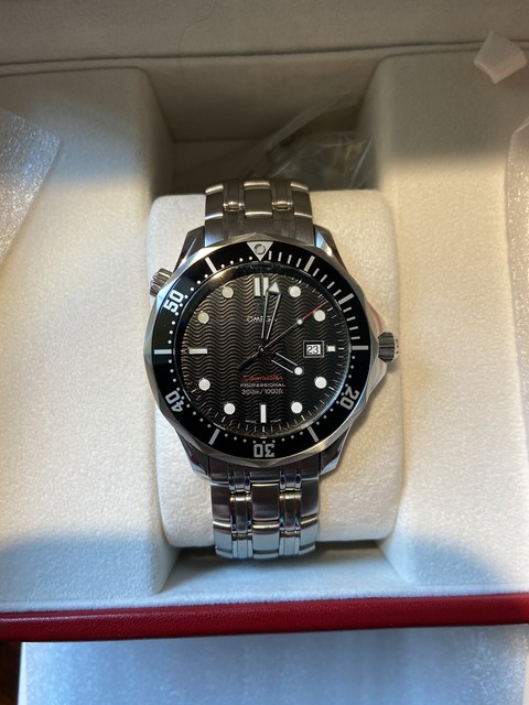 Omega Seamaster 300m Pro Black Dial Large 41mm Bond For Sale Online Ebay
