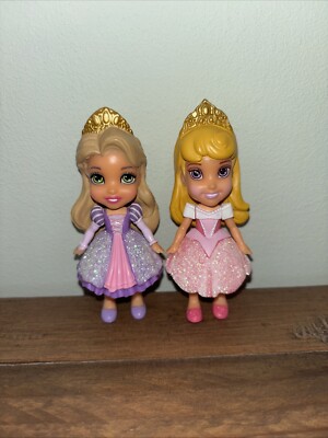 2er Set Disney 3'' Mini Prinzessin mit Glitzer Details 131 D 
