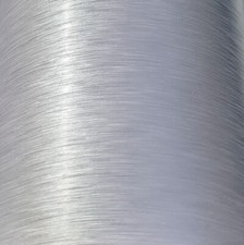 Silver Brushed Steel Metallic Vinyl Wrap - BUBBLE/AIR FREE - Metal Film Sticker
