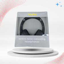 Active Noise Canceling Bluetooth Wireless Over Ear Headphones - heyday Black