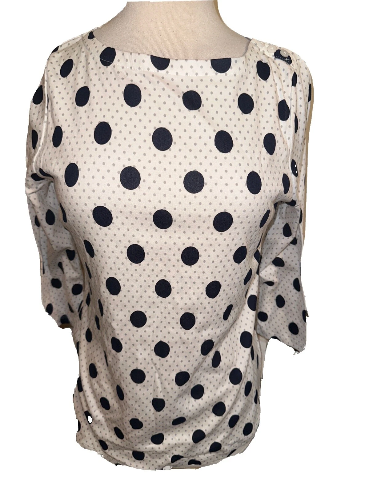 Charter Club Polka Dot Blouse Tops for Women