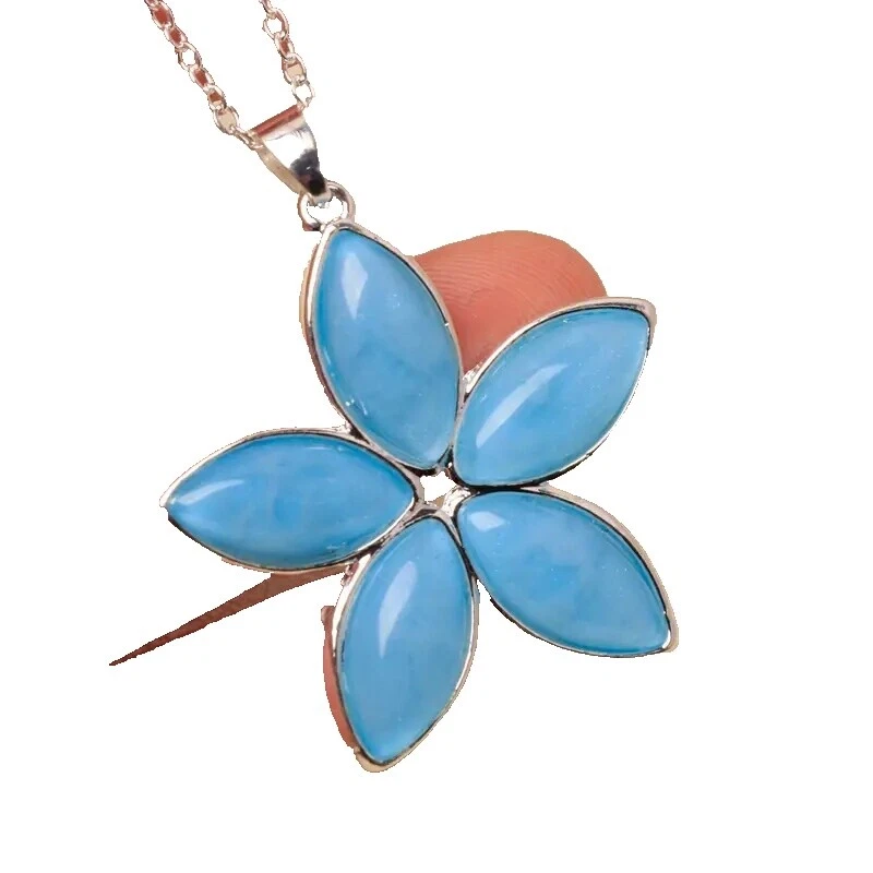 Collares y colgantes enchapados en plata de moda bohemia