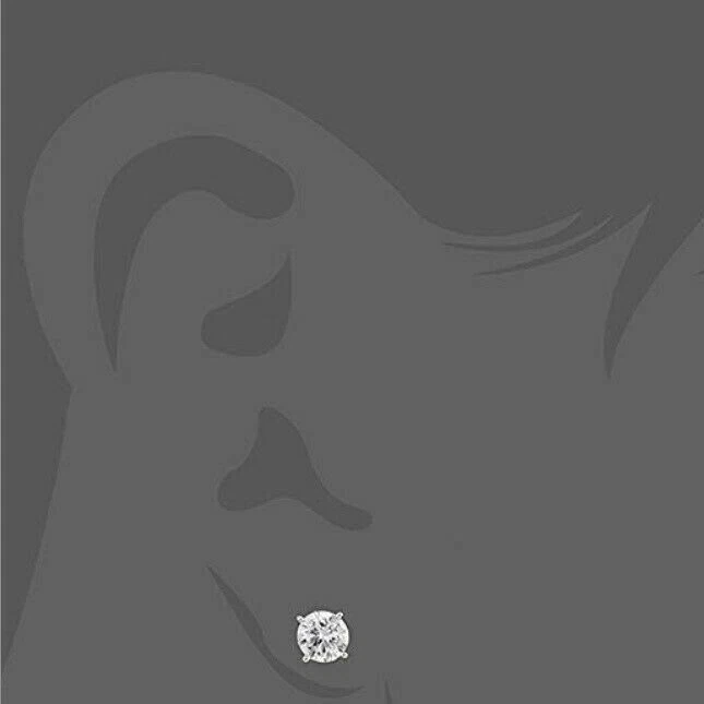 Tachuelas de plata de 6 mm hechas con cristales de SWAROVSKI(R)-cristal Foto 3 de 4