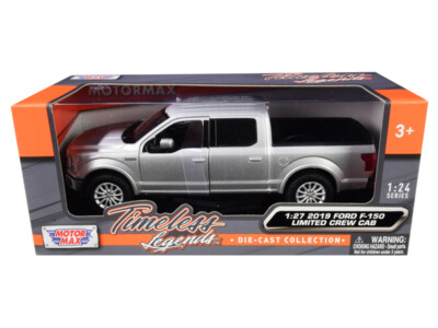 2019 Ford F150 Limited Crew Cab Pickup Silver 1:24 Scale