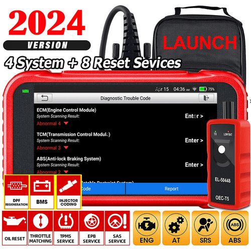 2024 Launch CRP129E OBD2 Car Scanner Engine SRS ABS SAS TPMS EPB Diagnostic Tool - Picture 1 of 12