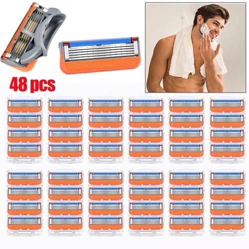 48X New Gillette Fusion Blade Refills Compatible For Gillette Fusion 5 Proglide - Picture 4 of 17