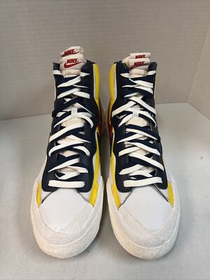 Nike Sacai x Blazer Mid Maize Navy 2019 Size 15 Brand New BV0072