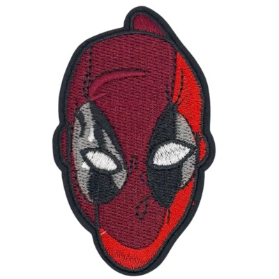 Deadpool Patch Aufnäher Bügelbild Flicken Applikation Wolverine Wade Wilson Red