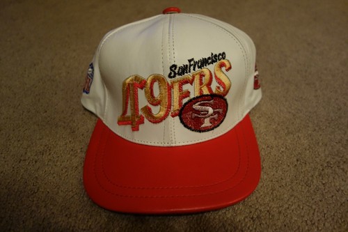 Vintage San Francisco 49ers Leather Hat 