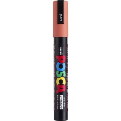 Uni Posca Coral Pink Color Medium point Paint Marker Pen from Japan