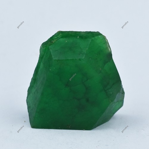 Esmeralda verde natural perfecta 208,10 quilates sin cortar áspera suelta piedra preciosa CERTIFICADA - Imagen 2 de 12