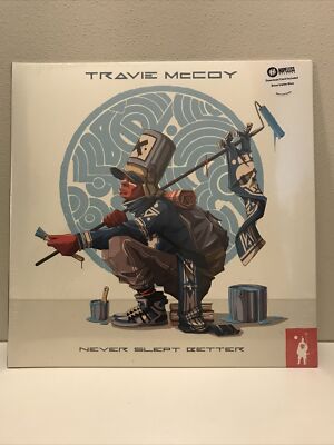 Travie McCoy Never Slept Better Blue Colored 12'' Sealed Free Fast SnH Best Deal!