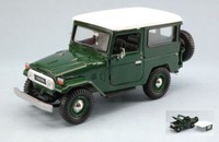 MotorMax 1/24 Toyota FJ40 Hard TOP 1960 GrÜN Statisches Modell Diecast
