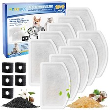 Cat Water Fountain Filter - 10 Pack Replacement Filters Compatible ... Fast Ship