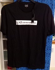 Emporio Armani EA7 Chest Logo T-Shirt in Black (Multiple Sizes Available)