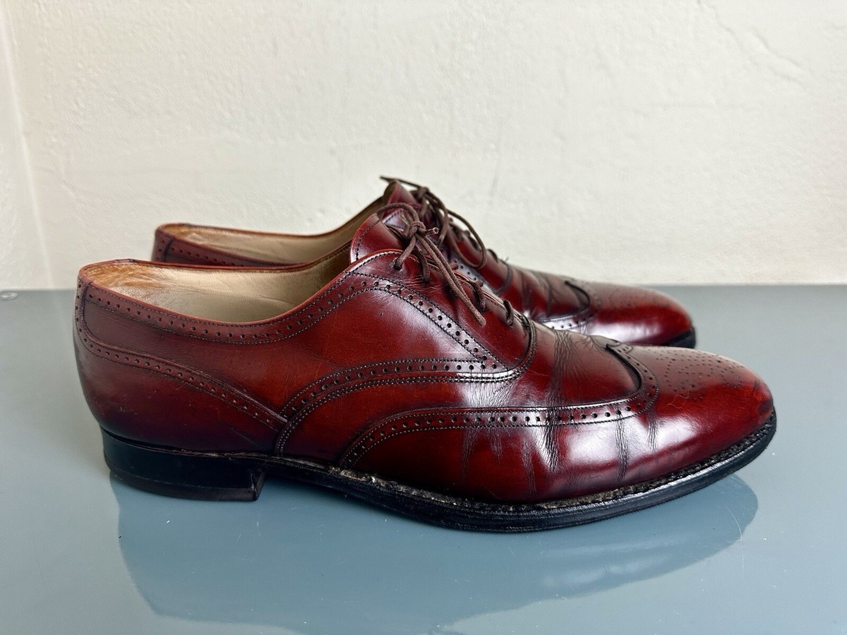 Johnston & Murphy Aristocraft Dress Shoes Wingtips Burgundy  display picture 2