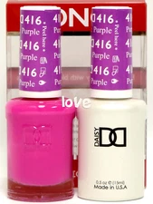 DND Daisy Gel Polish Soak Off 0.5fl.oz LED/UV Duo DND416- Purple Pride