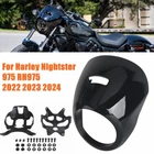 Front Headlight Fairing Cowl Protector Cover Kit For Harley Nightster 975 RH975