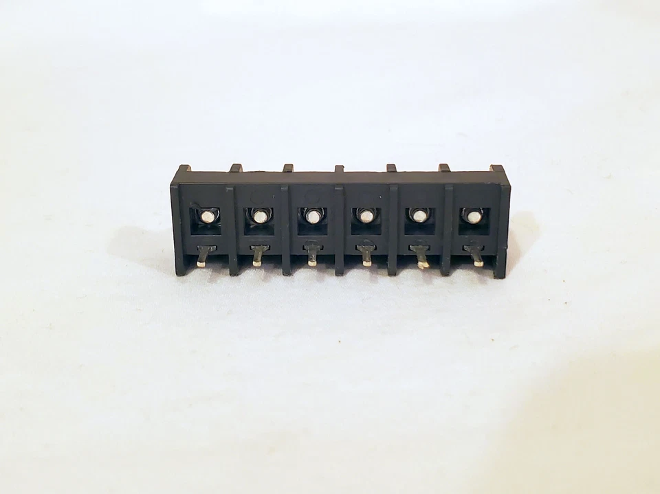 Reed RDI ( TE Connectivity) 6PCV-06 Barrier Terminal Blocks Strip - 10 pieces - Image 4 of 4