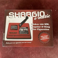 Shargio O-Matic Cigarette Rolling Machine Makes 100 MM Reg King Size Cig