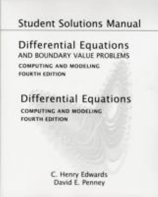 Student Solutions Manual for Differential Equations and Boundary Value...