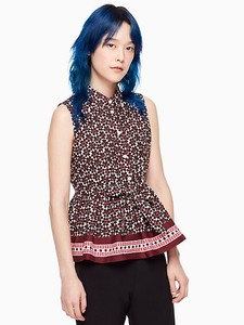 kate spade peplum top