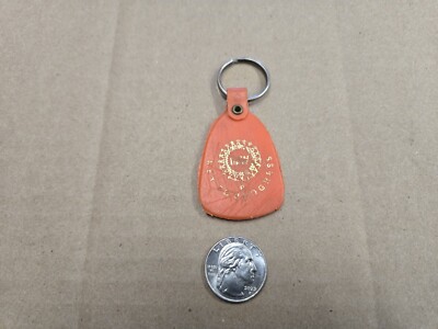 UAW United Auto Workers Key To Progress Vintage Keychain Key Chain Ring Loop