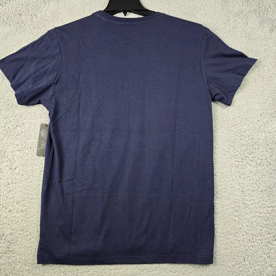 Ed Hardy Shirt Mens Medium Blue Beautiful Shoot Skull Floral Biker Tattoo NWT B Foto 2 de 4