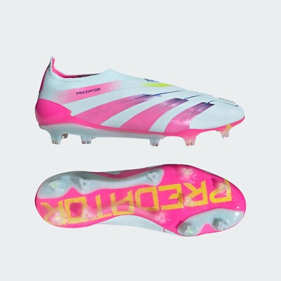 adidas Predator Elite 99 Capsule Laceless FG Blue Pink Yellow