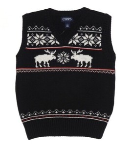reindeer sweater vest