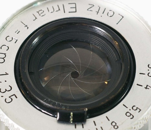 Lente Elmar 1952 LTM F97656~ Leitz Leica 5 cm (50 mm) f/3,5 escala roja - CLA de YYE - Imagen 7 de 13