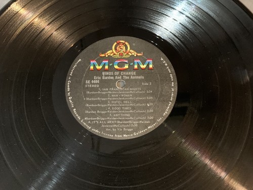 THE ANIMALS eric burden winds of change  lp album  se-4484 1967 - Foto 4 di 4
