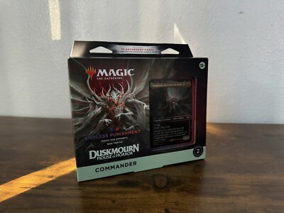 MTG Duskmourn  Endless Punishment Commander Deck | Precon | Magic - SEALED  | eBay