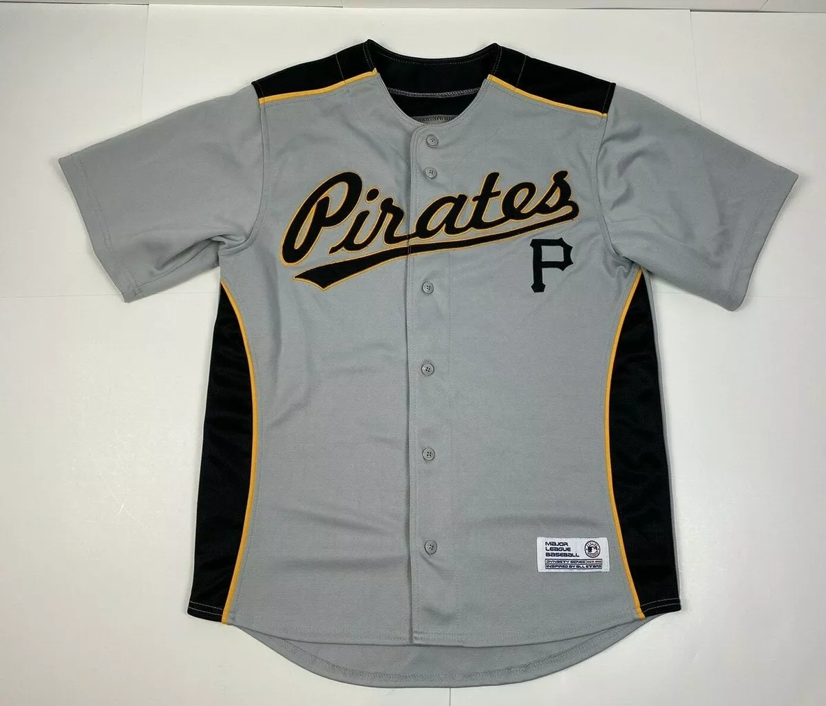 Pittsburgh Pirates Jersey MBL Baseball Shirt Medium Gray (38 - 40)