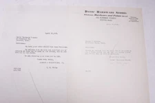 1934 Lamson Goodnow Davis Hardware Stores Boston MA Repair Letter Ephemera P718L