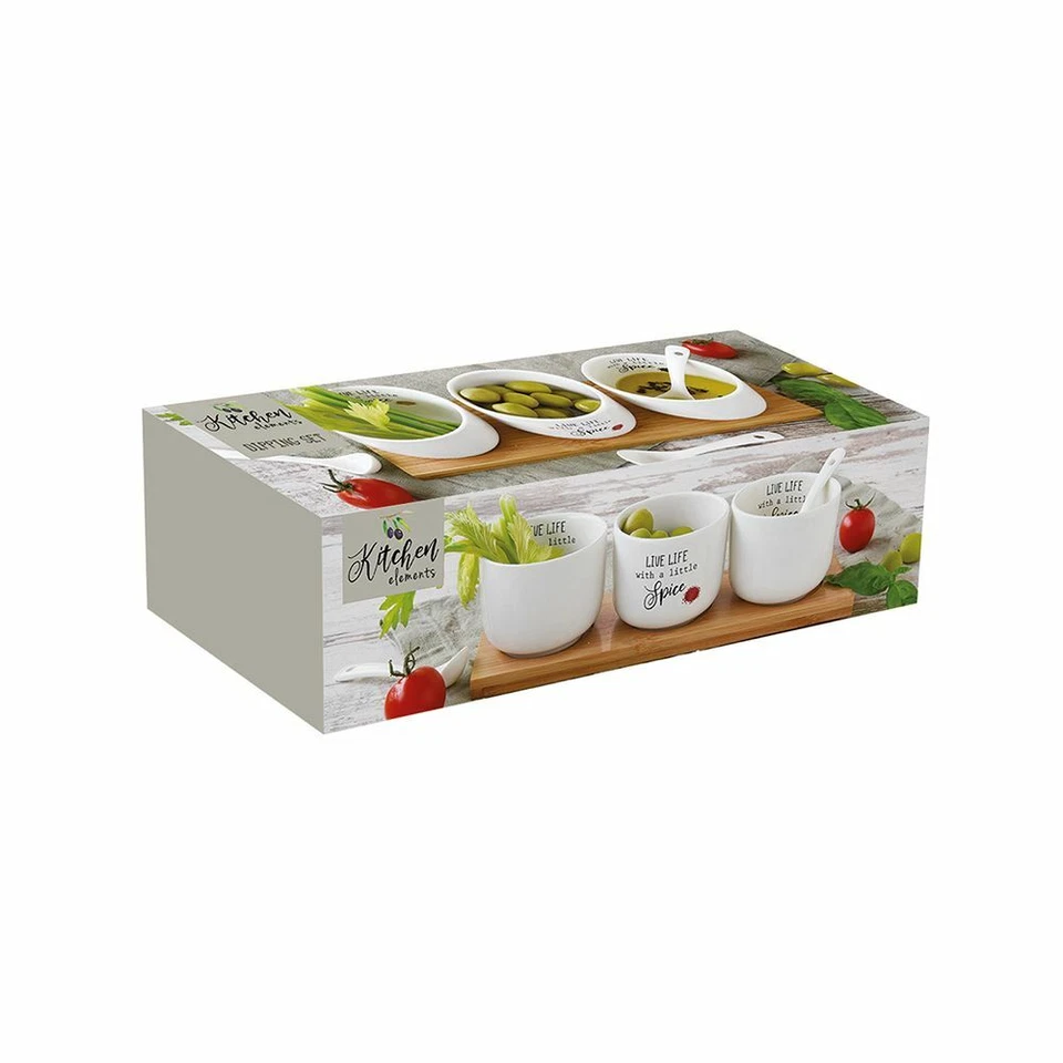 Stow Green Cuisine Élément Tremper Set - Apéritif / Tapas / Condiment Portion - Photo 2/3