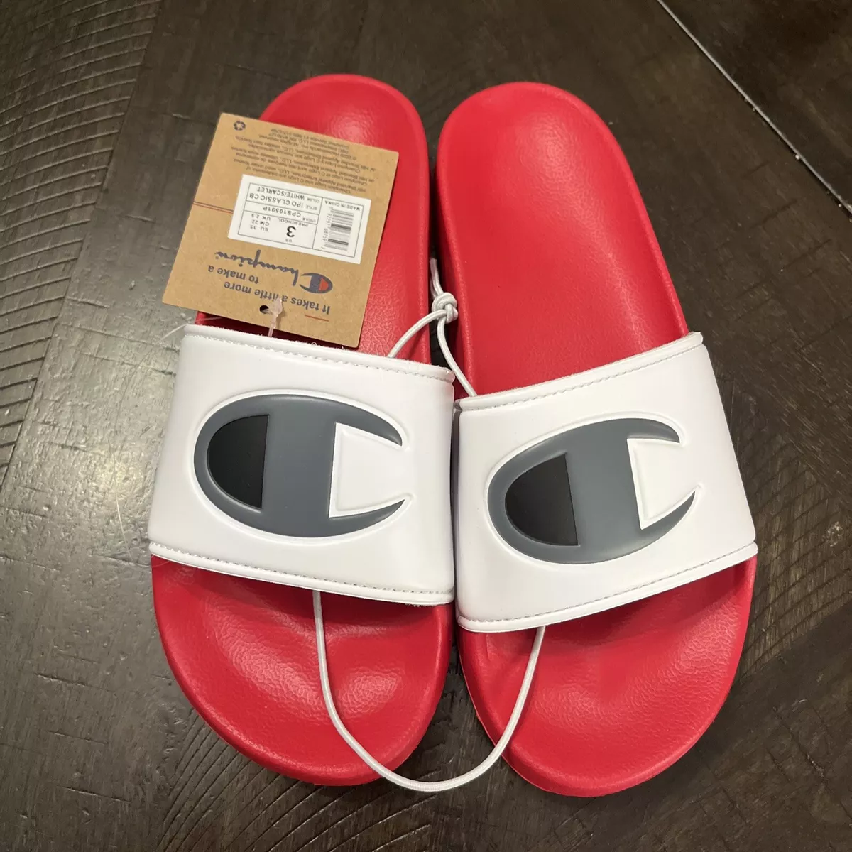 Champion boy slides sale