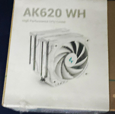 Deepcool AK620 WH White Dual Tower CPU Cooler 120mm 4-Pin 1850RPM LGA1700