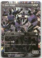 Foot Ninjas Borderless MTG Teenage Mutant Ninja Turtles 209 C NM