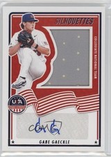 2025 Stars and Stripes USA Signatures Silhouettes 48/199 Gabe Gaeckle Auto 3y4