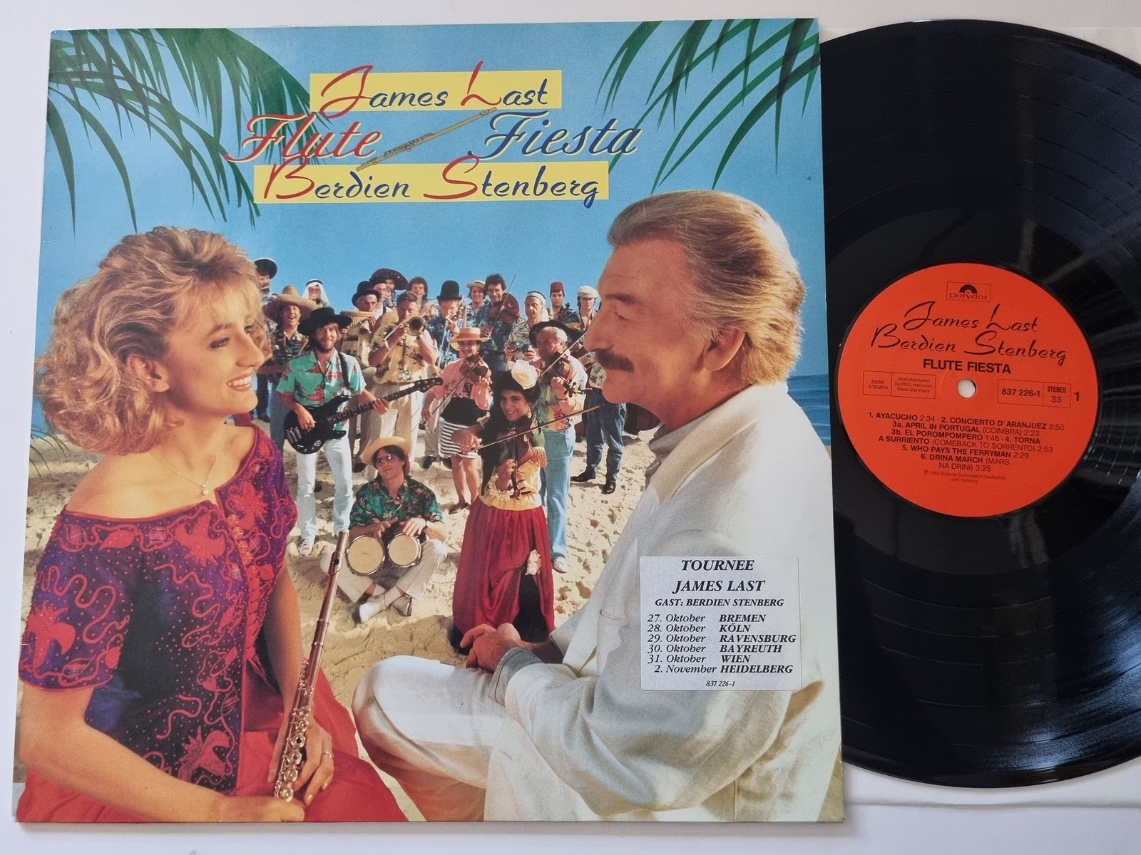 James Last/ Berdien Stenberg - Flute Fiesta Vinyl LP Germany
