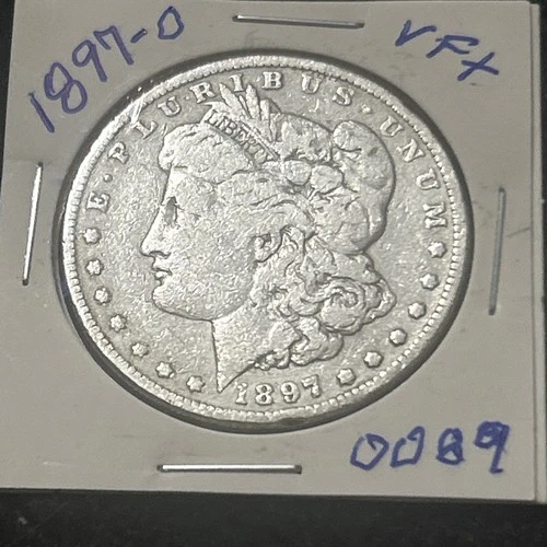 1897-O Morgan Silver Dollar VF+