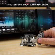 CW Key Double Paddle Telegraph Key Automatic Morse Code Transmitter Key❀