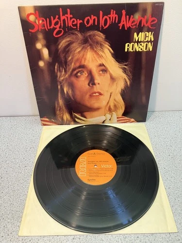Mick Ronson Slaughter On 10th Avenue Vinyl US 1st Press LP 1974 very David Bowie