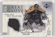 2001-02 Upper Deck Mask Collection Great Gloves Byron Dafoe #GG-BD 7ez