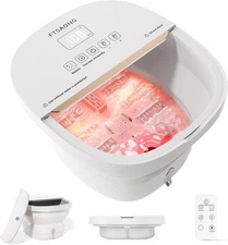 Collapasible Foot Spa Bath Massager with Heat, Pedicure with... 