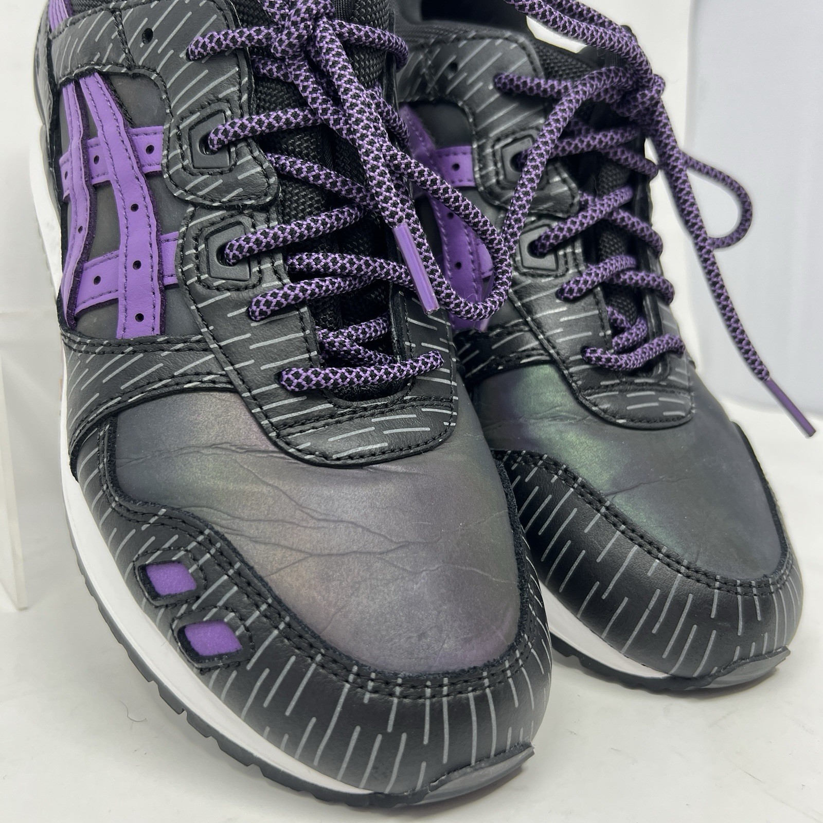 Atmos x Asics Gel-Lyte III Midnight Tokyo Men's Size 8 Black Purple H6D0K-9032 thumbnail 5