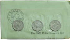 1980 Susan B. Anthony Dollar Souvenir Set *JE