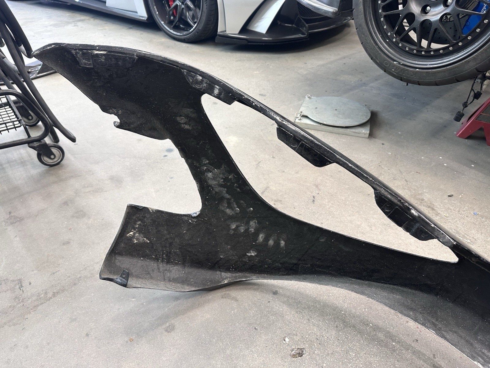 McLaren 720s Front Bumper Carbon Forged Carbon ( Minor Damage )